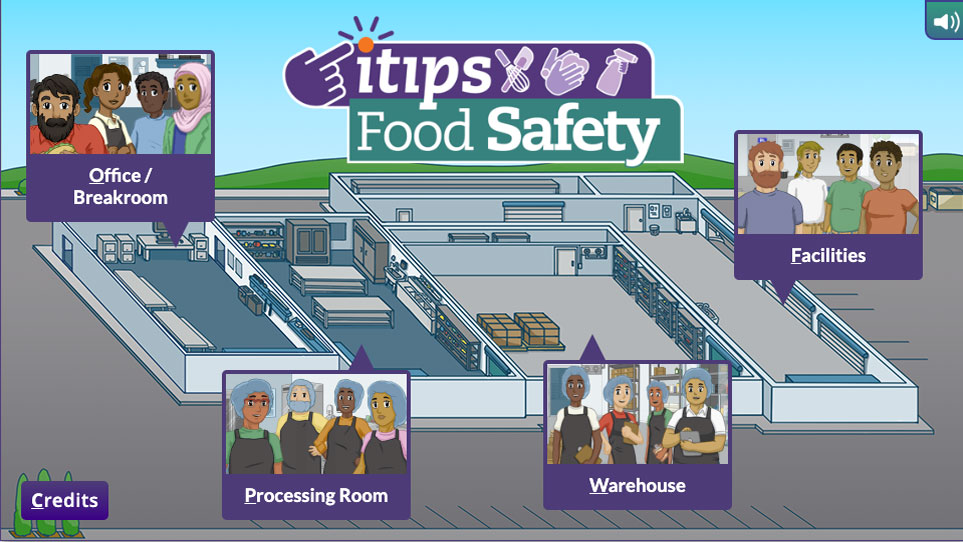 Animated water faucet with water